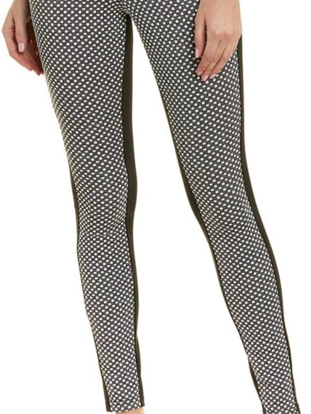 NEW HUE Women's Glitz Check Leggings